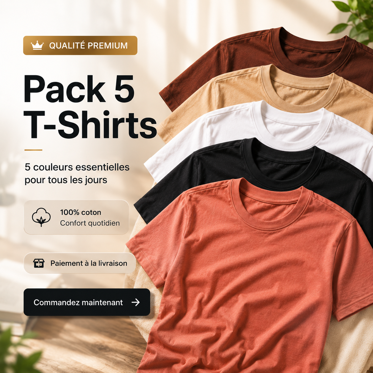 Pack 5 T-Shirts