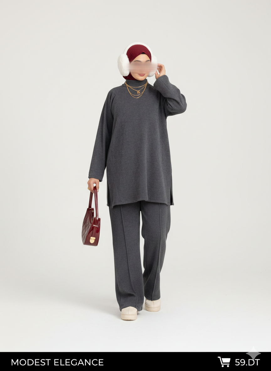 Ensemble Femme Modest – Haut + Pantalon Confort (Collection 2026)