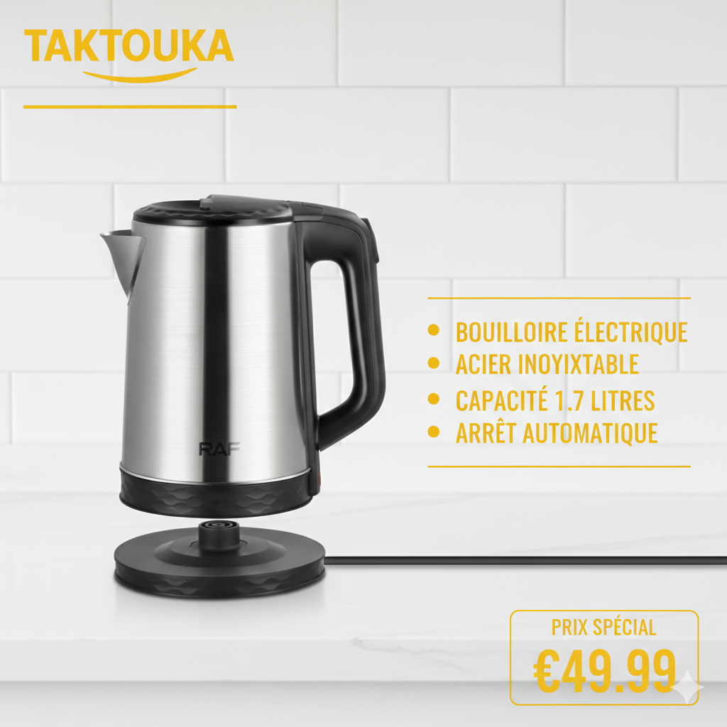 Bouilloire Électrique RAF Inox 2.3L |
