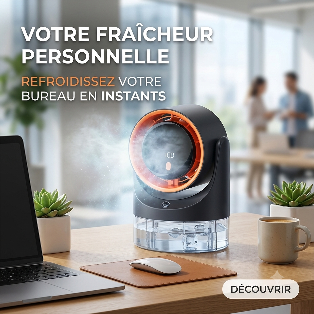 Ventilateur Brumisateur Portable