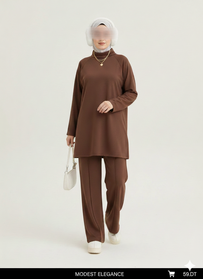 Ensemble Femme Modest – Haut + Pantalon Confort (Collection 2026)