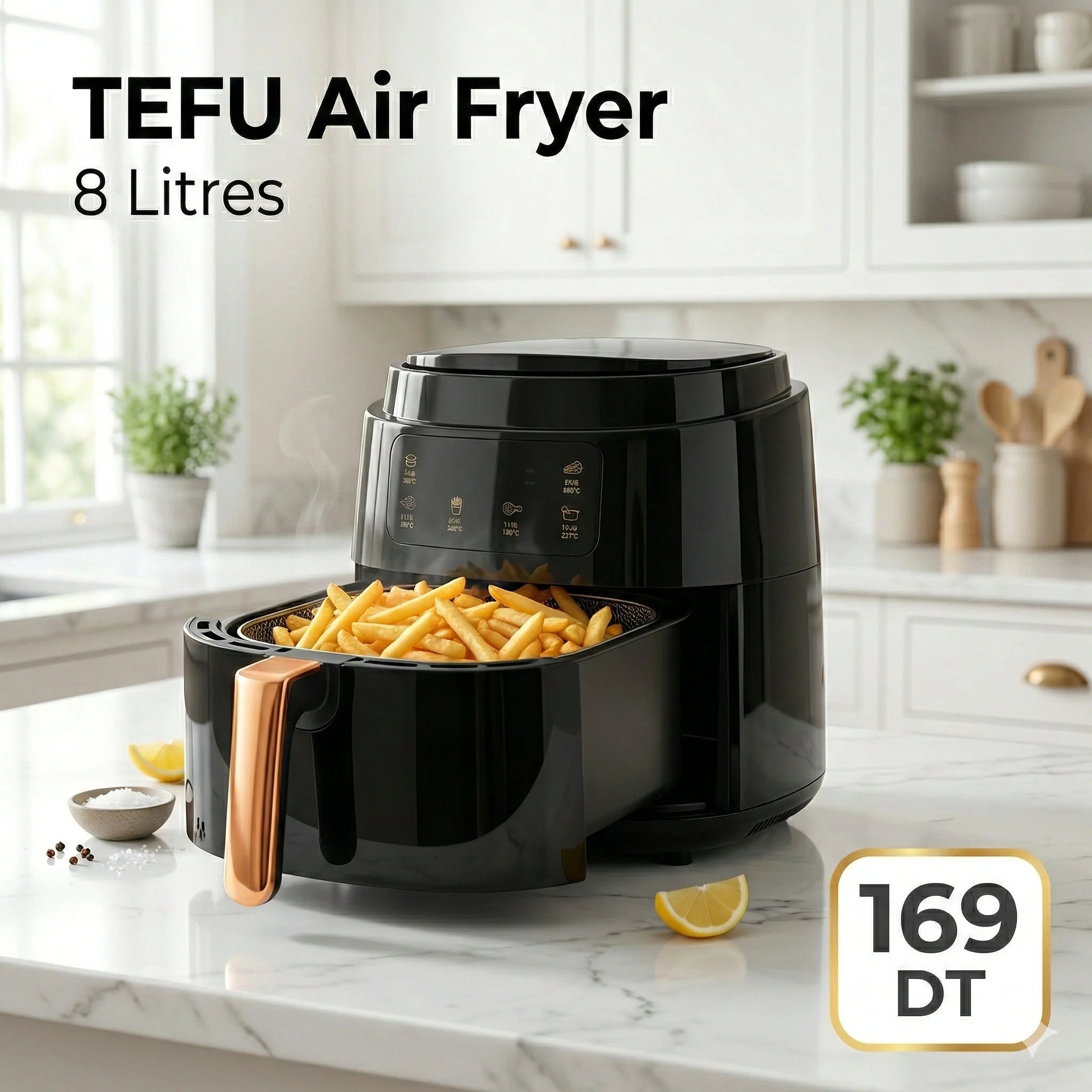 Air fryer Tefu 8 Litre