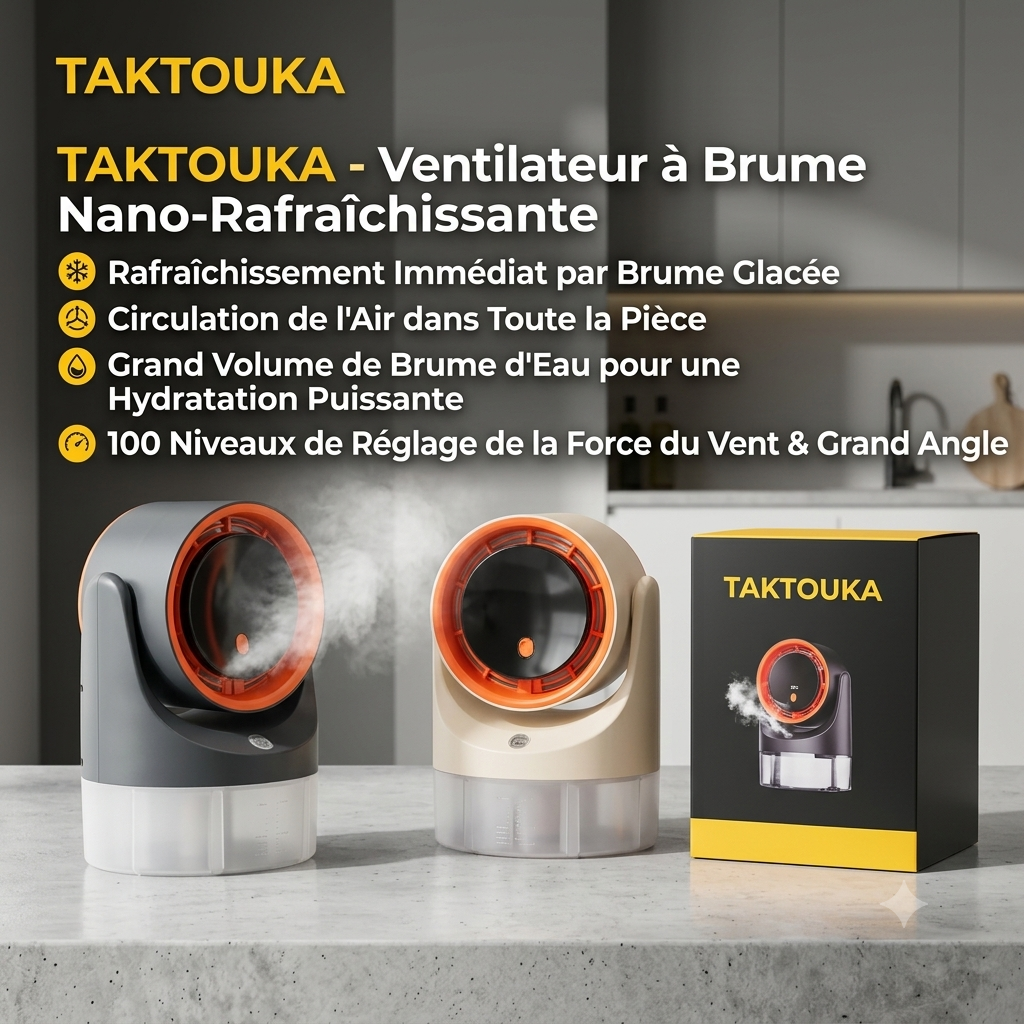 Ventilateur Brumisateur Portable