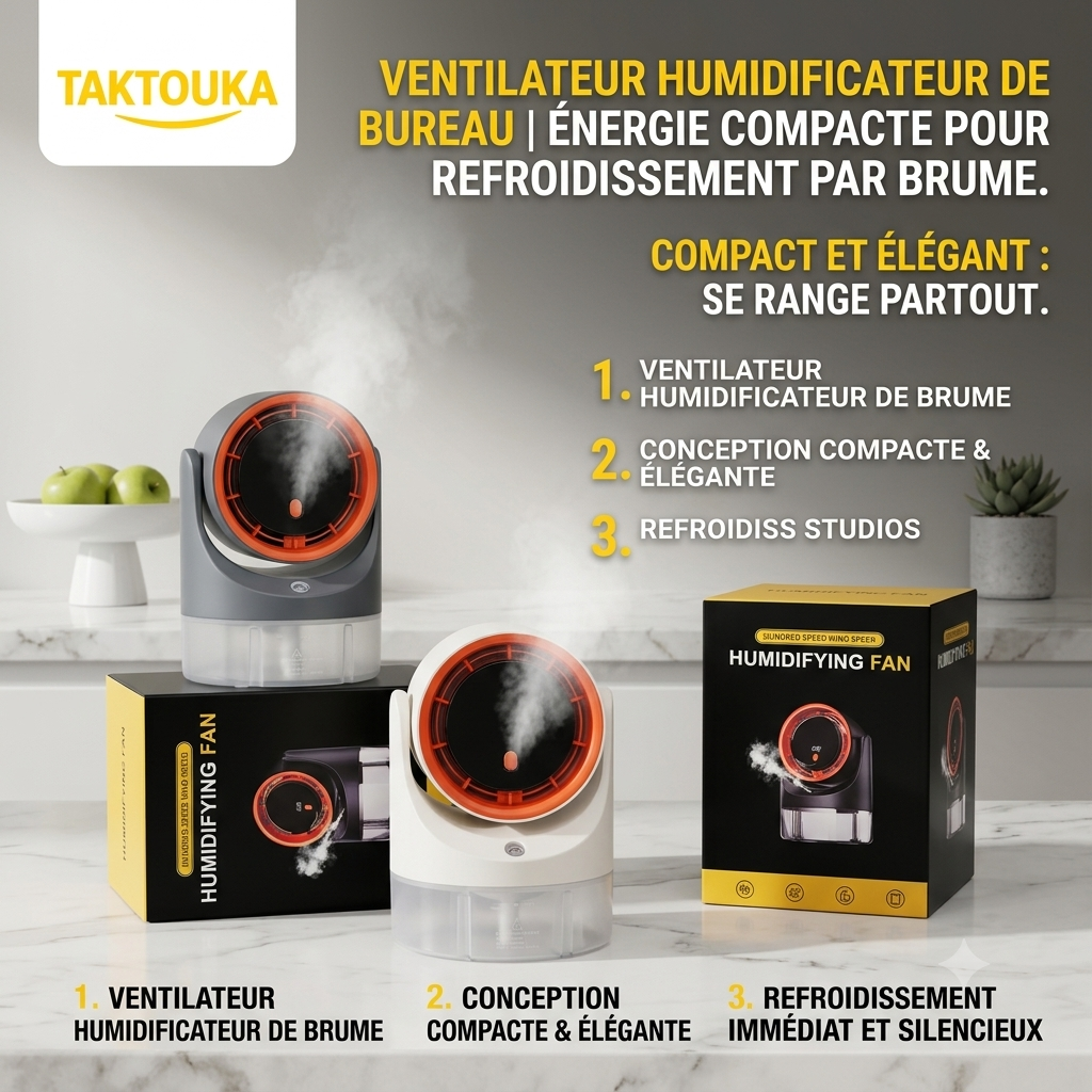 Ventilateur Brumisateur Portable