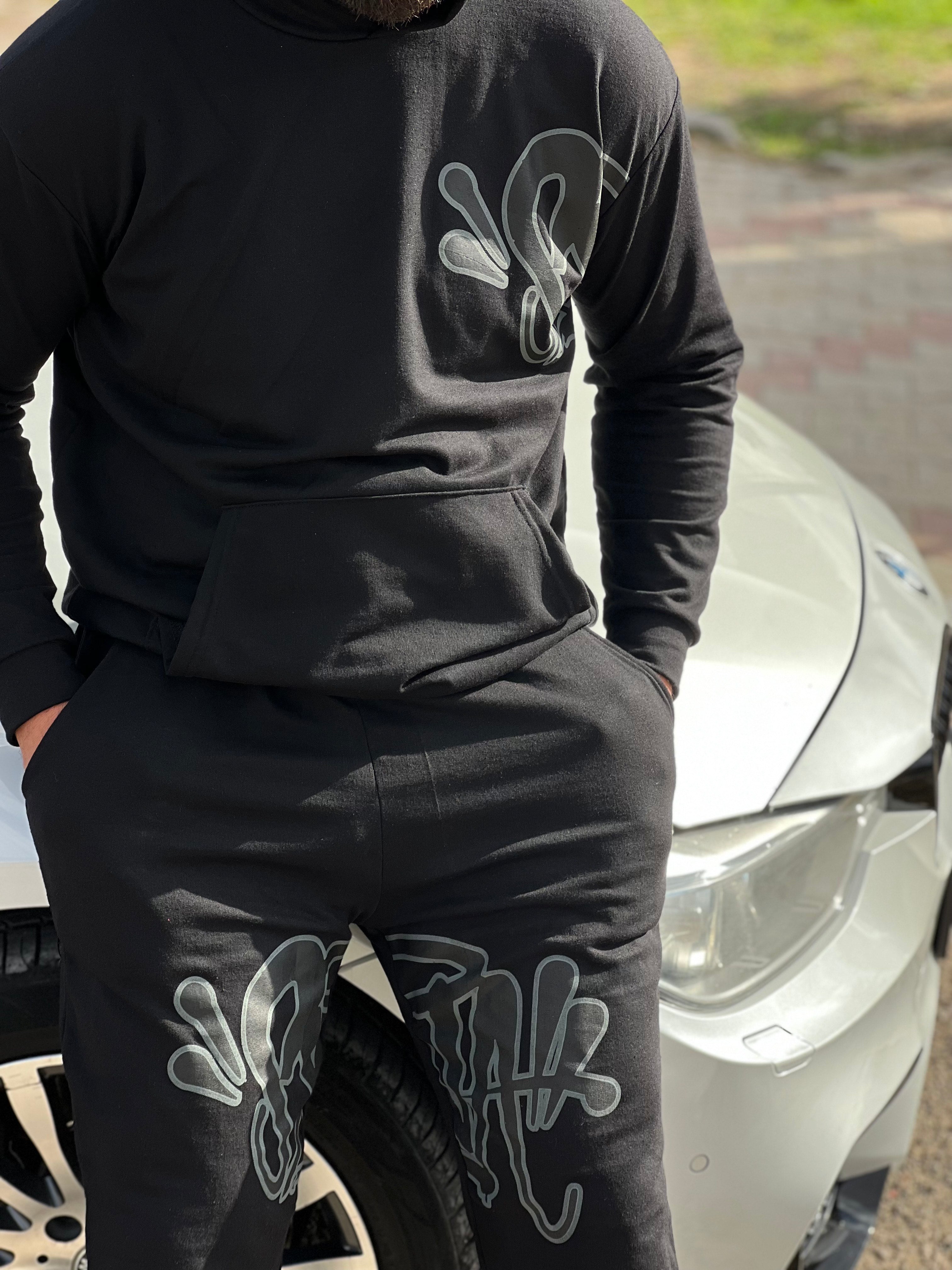 🖤 ENSEMBLE  HOMME – HOODIE + PANTALON GRAPHIC