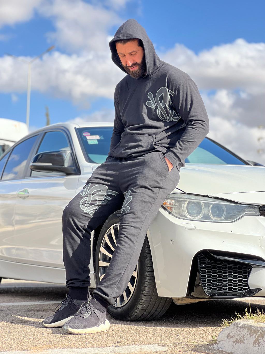 🖤 ENSEMBLE  HOMME – HOODIE + PANTALON GRAPHIC